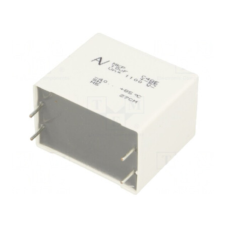 Condensator cu Polipropilenă 10uF 6,3mΩ THT ±5% | Electronic-mag.ro | Componente Electronice