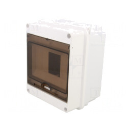 Carcasă Modulară Albă IP40 pentru 6 Module | Electronic-mag.ro | Componente Electronice