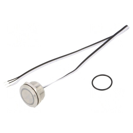 Comutator Anti-Vandalism Alb IP65 50mA 24VDC | Electronic-mag.ro | Componente Electronice