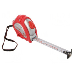 Ruletă de măsură 5m Clasa II Albă | Electronic-mag.ro | Componente Electronice