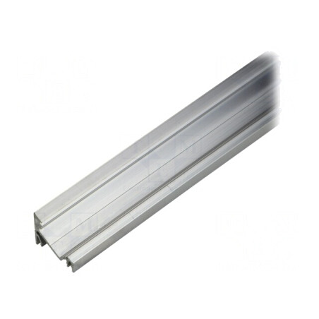 Profil LED Aluminiu 2m CORNER14 Natural | Electronic-mag.ro | Componente Electronice