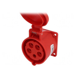 Conector Alimentare AC Trifazat 32A 400VAC IP44 | Electronic-mag.ro | Componente Electronice