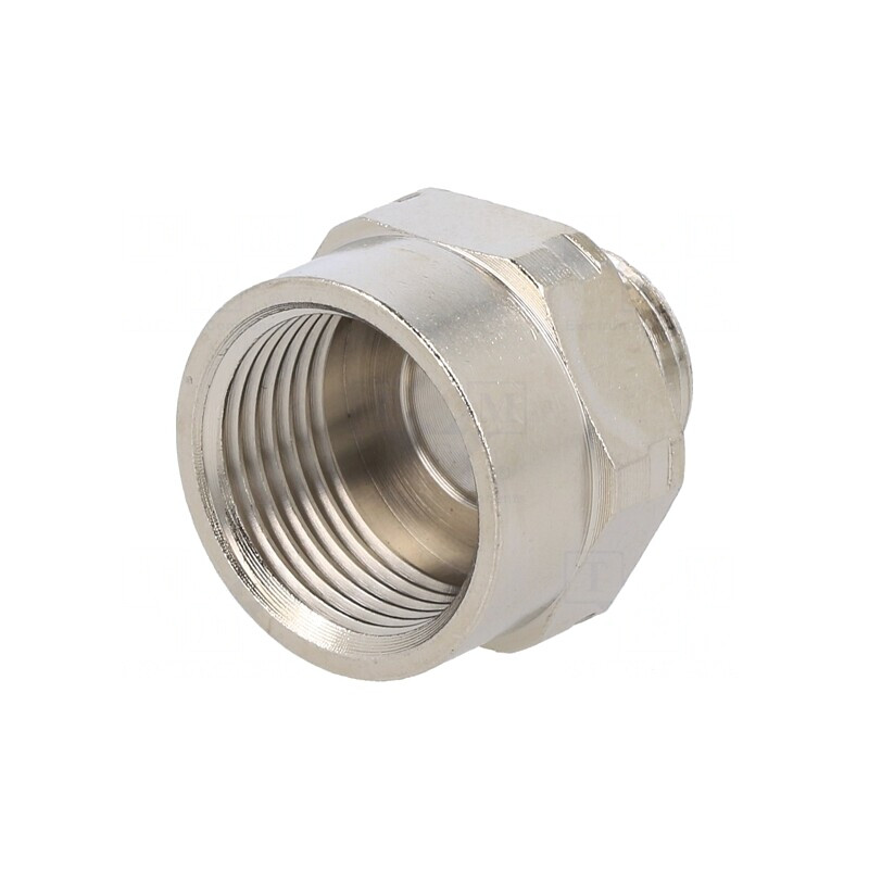 Adaptor Filet M20 la PG9 Alamă 100-300°C | Electronic-mag.ro | Componente Electronice
