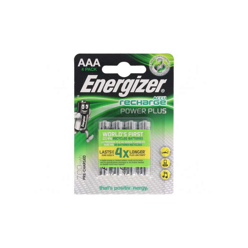 Baterii Reîncărcabile Ni-MH AAA 700mAh Pachet 4 Bucăți | Electronic-mag.ro | Componente Electronice