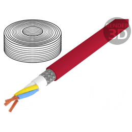 Cablu CC-Link 3x20AWG Cu PUR Roșu | Electronic-mag.ro | Componente Electronice