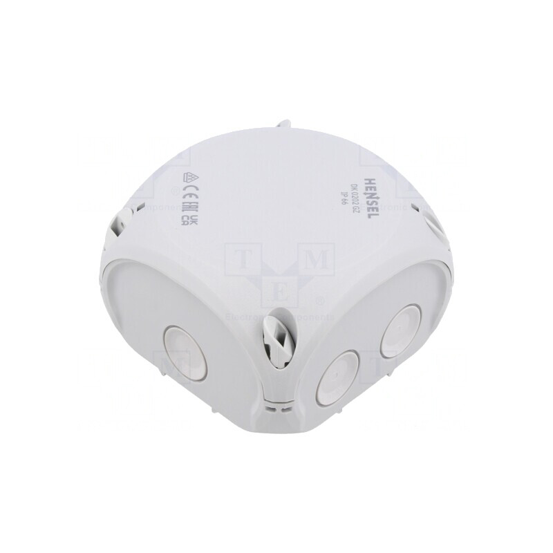 Cutie de conexiuni IP66 gri 93x93x62mm | Electronic-mag.ro | Componente Electronice