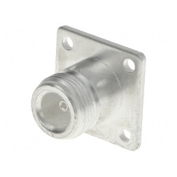 Soclu N mamă 50Ω PTFE argintat | Electronic-mag.ro | Componente Electronice