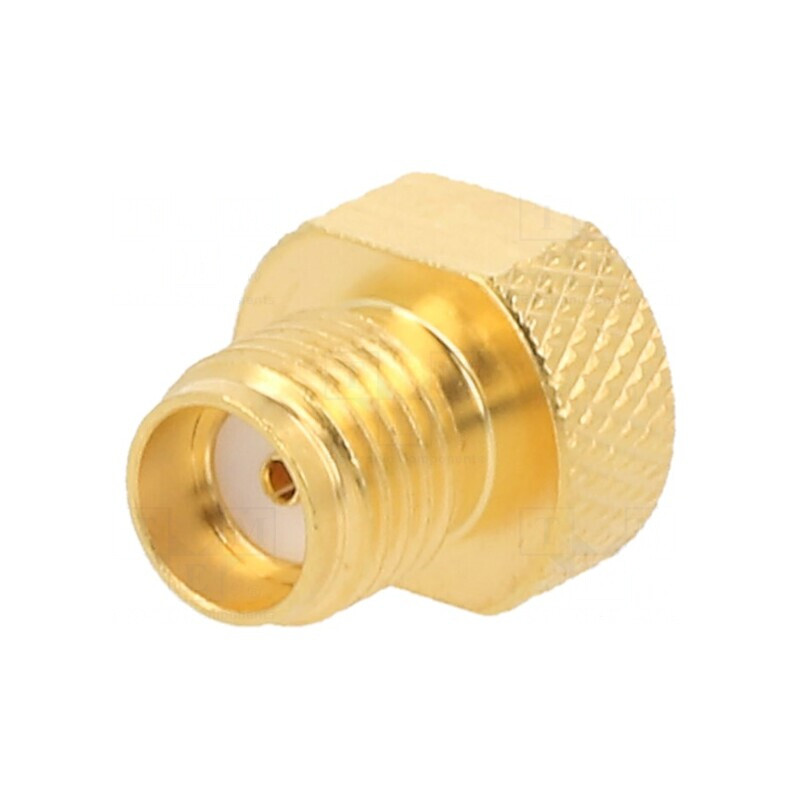 Conector SMA Mamă Drept 50Ω PTFE Aurit | Electronic-mag.ro | Componente Electronice