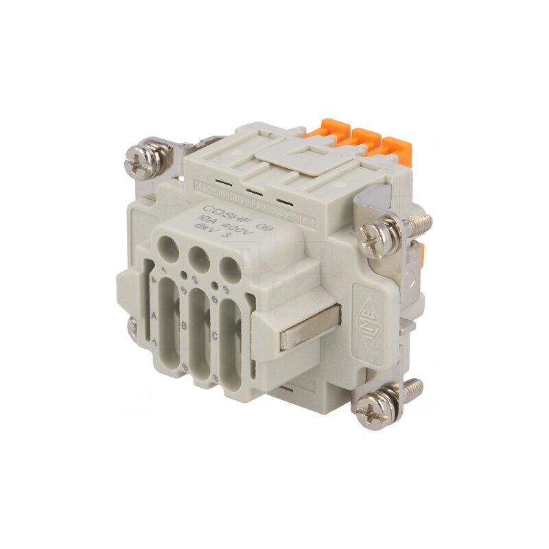 Conector HDC Mamă 9P 10A 400V | Electronic-mag.ro | Componente Electronice