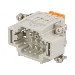 Conector HDC Tată 9 PIN 400V 10A | Electronic-mag.ro | Componente Electronice