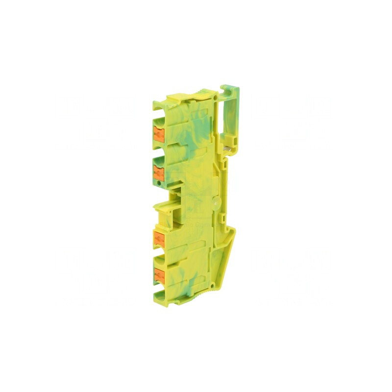 Conector de șine 0.5-10mm² 1 pistă 4 borne galben-verde | Electronic-mag.ro | Componente Electronice Conector de șine 0.5-10mm² 1 pistă 4 borne galben-verde | Electronic-mag.ro | Componente Electronice