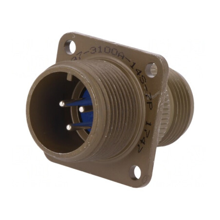Conector circular aluminiu 14S 7P | Electronic-mag.ro | Componente Electronice