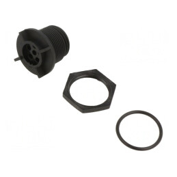 Conector circular soclu tată 6 pini IP68 125V | Electronic-mag.ro | Componente Electronice