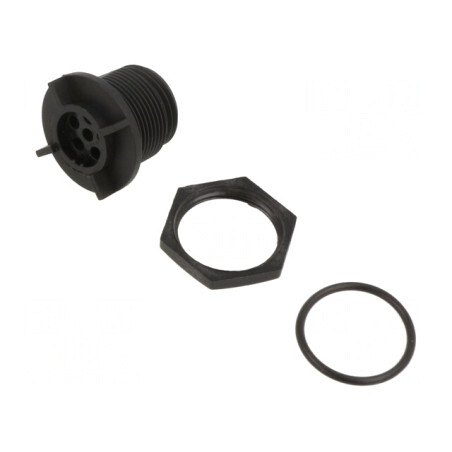 Conector circular soclu tată 6 pini IP68 125V | Electronic-mag.ro | Componente Electronice
