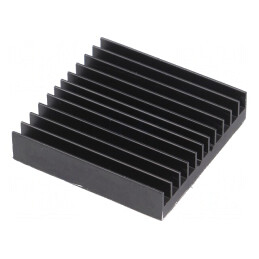 Radiator extrudat cu aripioare BGA negru 42,5mm | Electronic-mag.ro | Componente Electronice