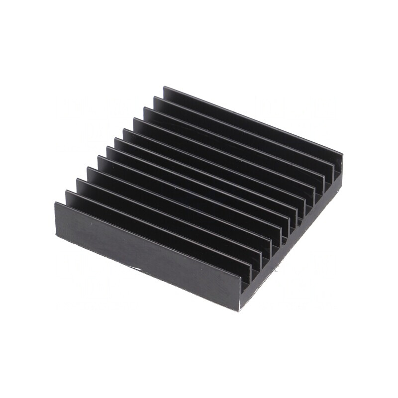 Radiator extrudat cu aripioare BGA negru 42,5mm | Electronic-mag.ro | Componente Electronice