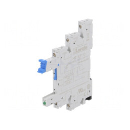 Stativ PIN 5 10A 250VAC pentru șină DIN HR10 HR20 | Electronic-mag.ro | Componente Electronice
