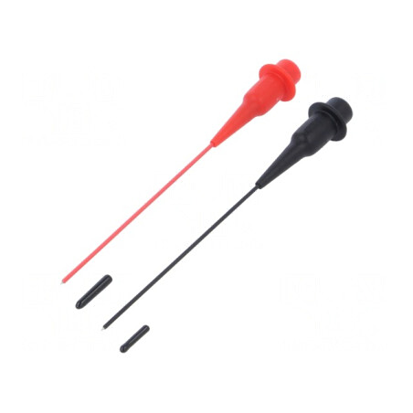 Terminal de măsurare 10A 1kV negru-roşu nichelat | Electronic-mag.ro | Componente Electronice