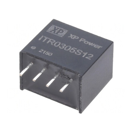Convertor DC/DC 3W 5V la 12V 250mA SIP4 | Electronic-mag.ro | Componente Electronice