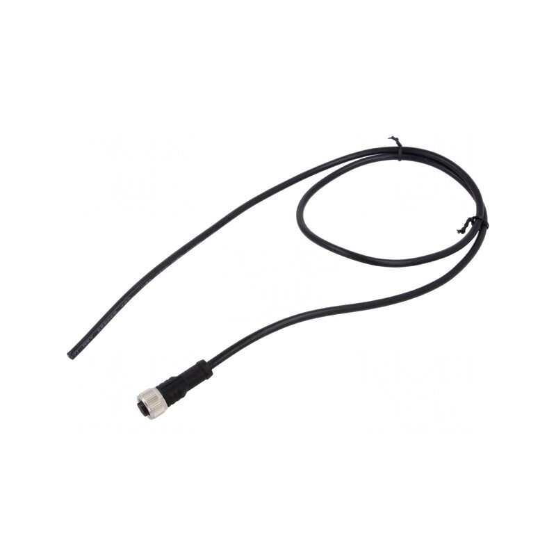 Mufă M12 5-Pin Mamă DeviceNet/CANopen 1m IP68 60V 4A | Electronic-mag.ro | Componente Electronice