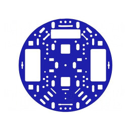 Şasiu Acrilic Albastru Ø127x3mm | Electronic-mag.ro | Componente Electronice