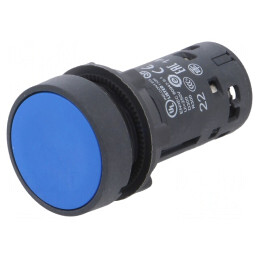 Comutator Apăsare 22mm 1NC 1NO | Electronic-mag.ro | Componente Electronice