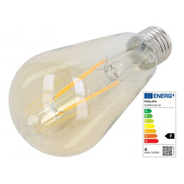 Lampă LED E27 5,5W Alb Cald 600lm 230V | Electronic-mag.ro | Componente Electronice