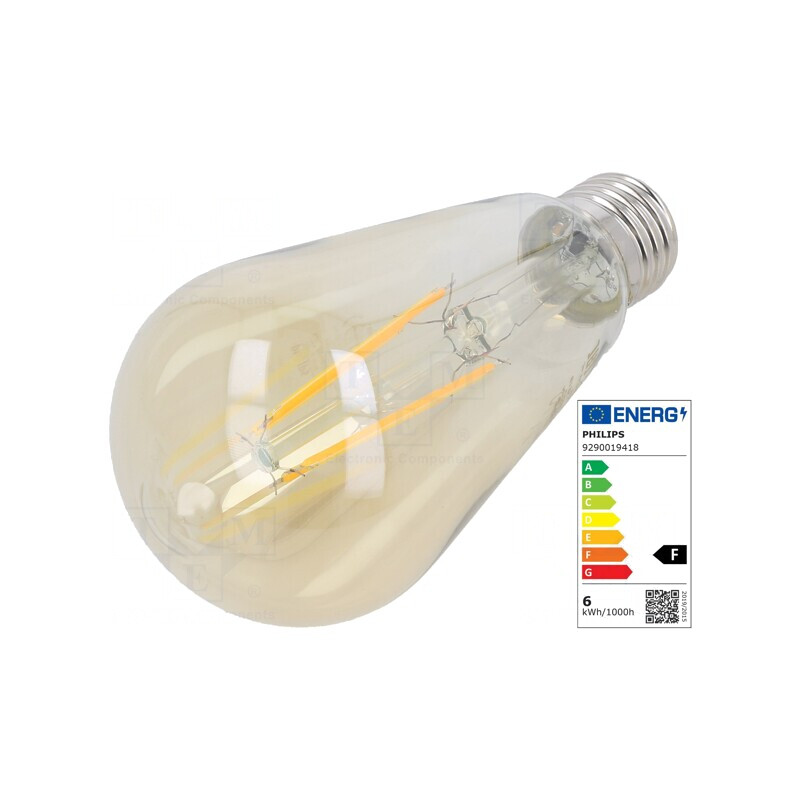 Lampă LED E27 5,5W Alb Cald 600lm 230V | Electronic-mag.ro | Componente Electronice Lampă LED E27 5,5W Alb Cald 600lm 230V | Electronic-mag.ro | Componente Electronice