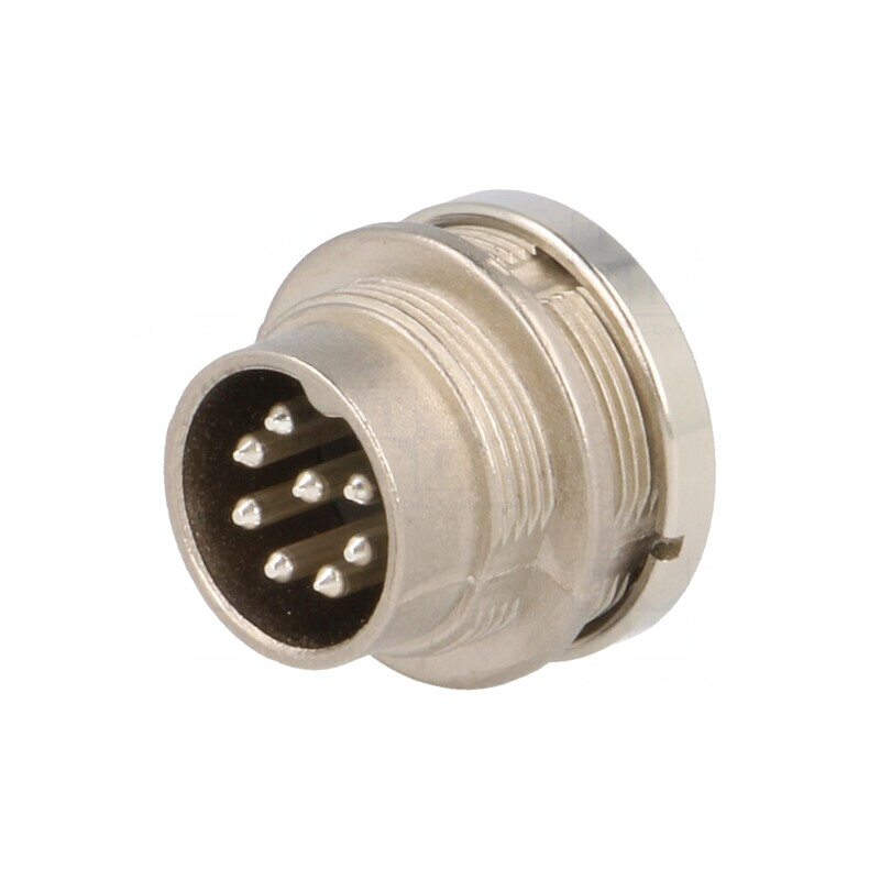 Conector M16 Soclu Tată 8-PIN 5A 100V IP65/IP67 | Electronic-mag.ro | Componente Electronice