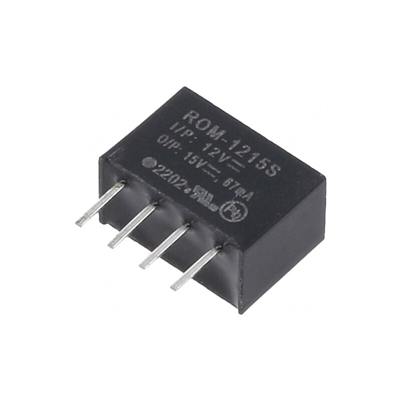 Convertor DC/DC 1W 10.8-13.2V la 15V 67mA | Electronic-mag.ro | Componente Electronice