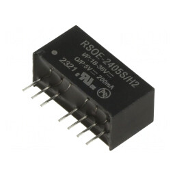 Convertor DC/DC 1W 18-36V la 5V 200mA SIP8 | Electronic-mag.ro | Componente Electronice