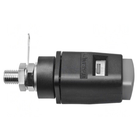 Clemă de laborator gri 70VDC 16A poliamidă | Electronic-mag.ro | Componente Electronice
