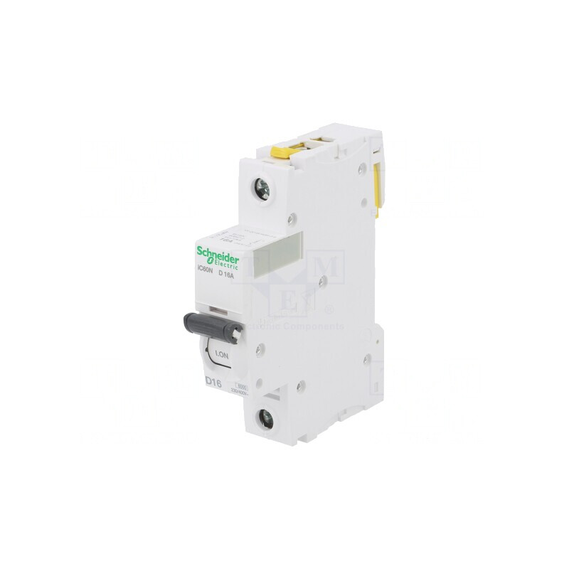 Întrerupător Supracurent 230V 16A 1P D | Electronic-mag.ro | Componente Electronice