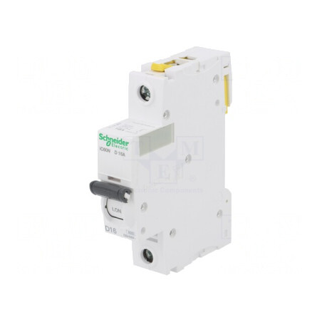 Întrerupător Supracurent 230V 16A 1P D | Electronic-mag.ro | Componente Electronice