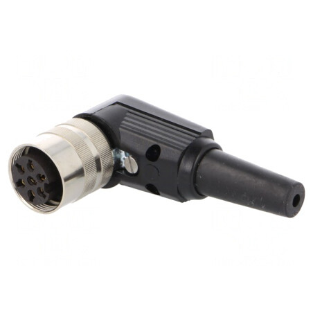 Conector M16 Mufă Mamă 7-Pin 5A 250V IP40 pentru Cablu | Electronic-mag.ro | Componente Electronice