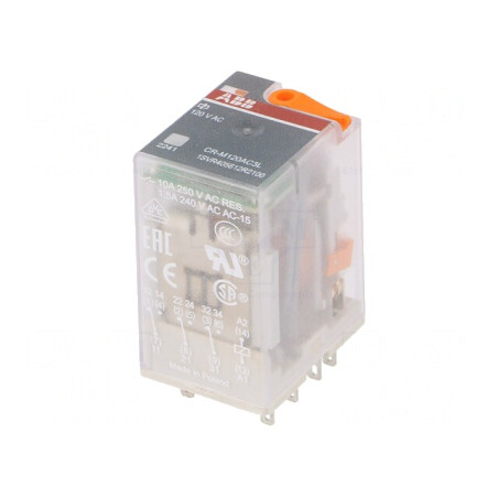 Releu Electromagnetic 3PDT 120VAC 10A | Electronic-mag.ro | Componente Electronice