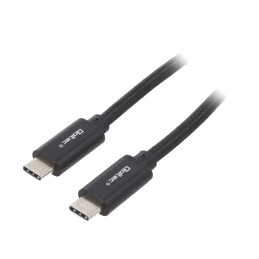 Cablu USB C 1m Negru 480Mbps | Electronic-mag.ro | Componente Electronice