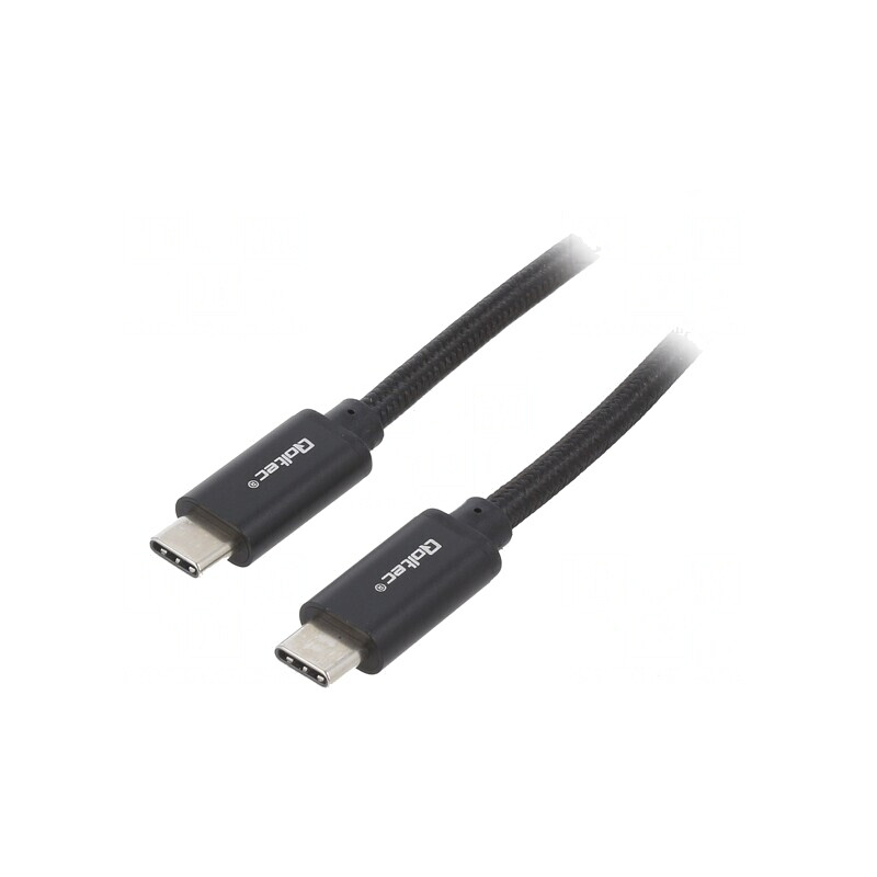 Cablu USB C 1m Negru 480Mbps | Electronic-mag.ro | Componente Electronice