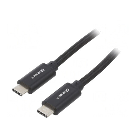Cablu USB C 1m Negru 480Mbps | Electronic-mag.ro | Componente Electronice