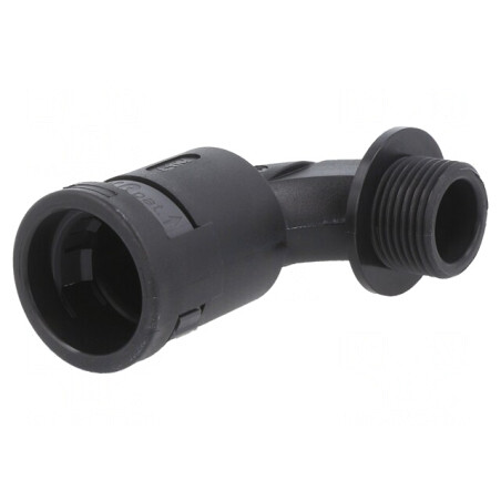 Conectori în unghi 90° filet metric exterior poliamidă 6 | Electronic-mag.ro | Componente Electronice