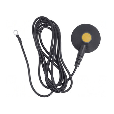 Cablu de Împământare ESD Negru 1,5m 1MΩ | Electronic-mag.ro | Componente Electronice
