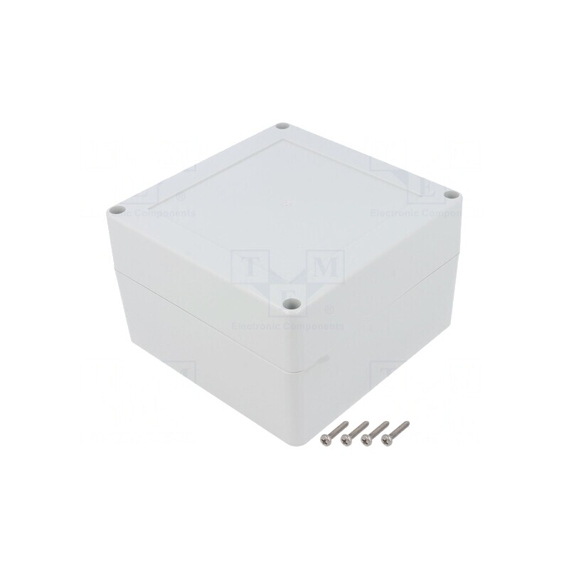 Carcasă Universală 120x120x75mm cu Bucșă din Alamă | Electronic-mag.ro | Componente Electronice