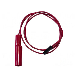 Cablu de măsurare 5A cu clemă crocodil roşie | Electronic-mag.ro | Componente Electronice
