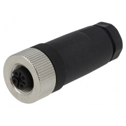 Mufă M12 5 pini mamă DeviceNet/CANopen cablu drept | Electronic-mag.ro | Componente Electronice