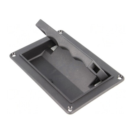 Manetă poliamidă neagră 20mm x 130mm x 91mm | Electronic-mag.ro | Componente Electronice