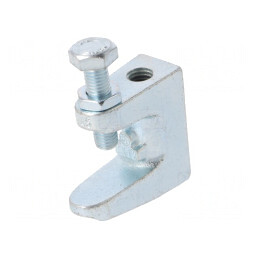 Bracket screw clamp; Thread: M12