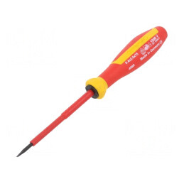 Șurubelniță Izolată Plată 2,5x0,4mm 75mm 1kVAC | Electronic-mag.ro | Componente Electronice