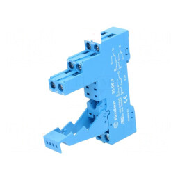 Stativ pentru şină DIN 8 10A 250VAC  -40÷70°C | Electronic-mag.ro | Componente Electronice