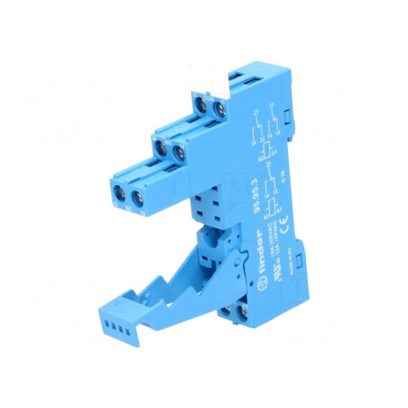 Stativ pentru şină DIN 8 10A 250VAC  -40÷70°C | Electronic-mag.ro | Componente Electronice