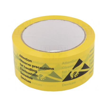 Etichetă Autoadezivă ESD Rola PVC 66m x 50mm | Electronic-mag.ro | Componente Electronice